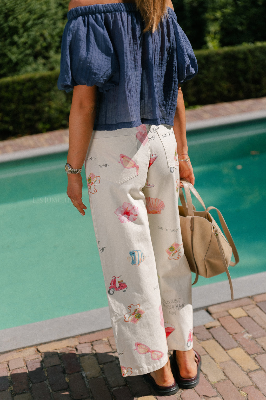 Holiday pants multicolor