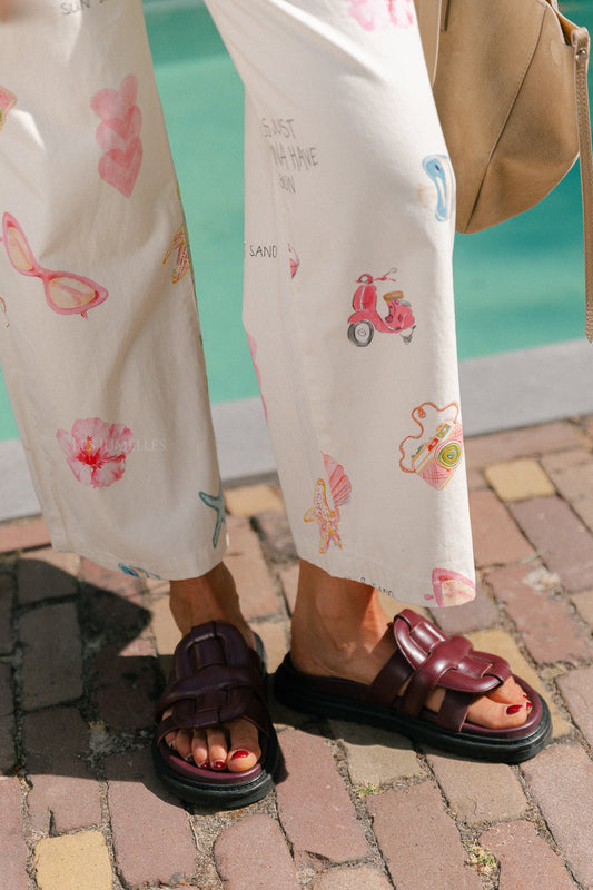 Les Jumelles Holiday pants multicolor