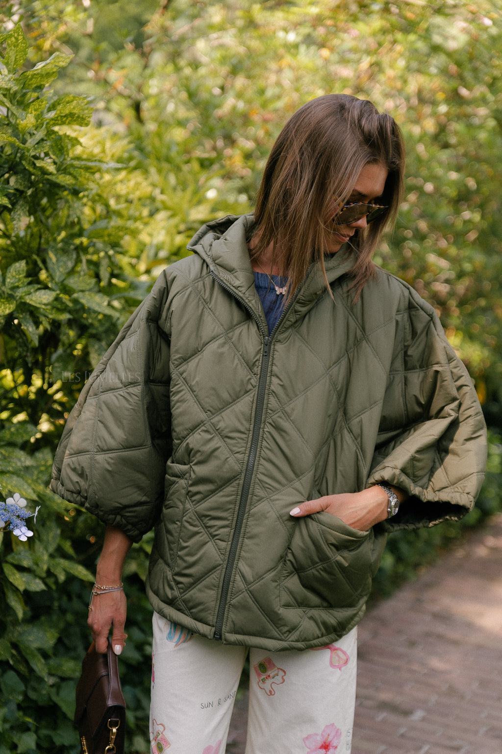 Sophie quilted jacket khaki
