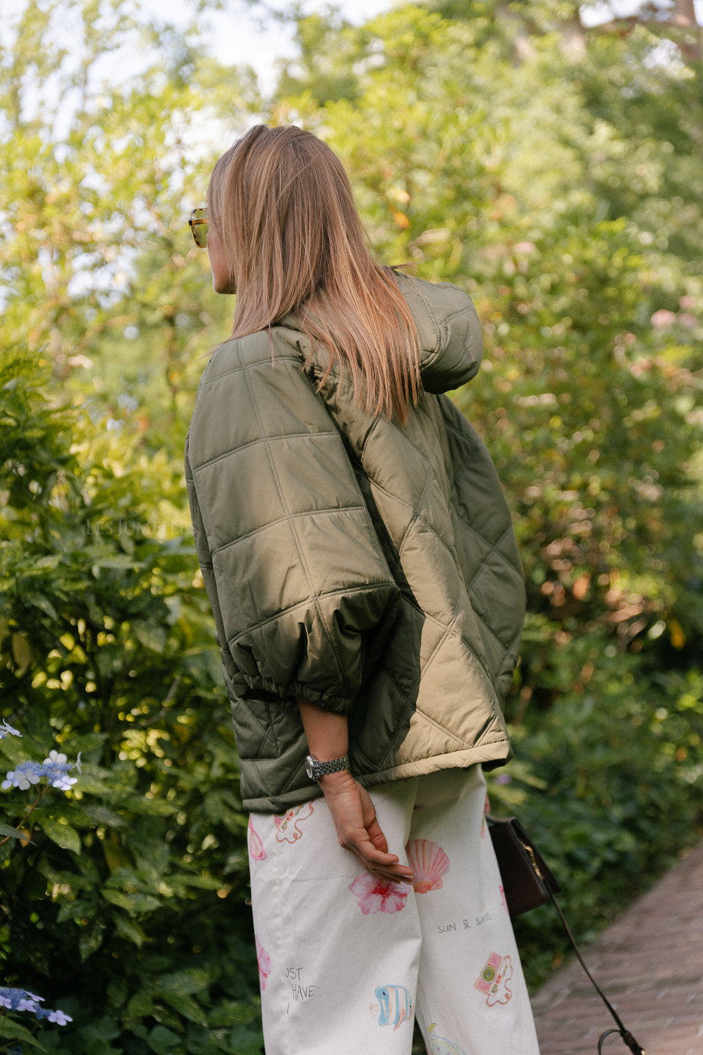 Sophie quilted jacket khaki