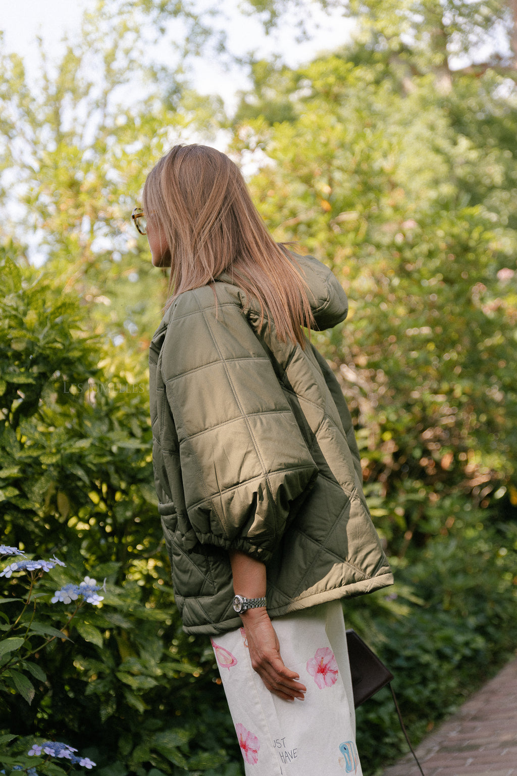 Sophie quilted jacket khaki