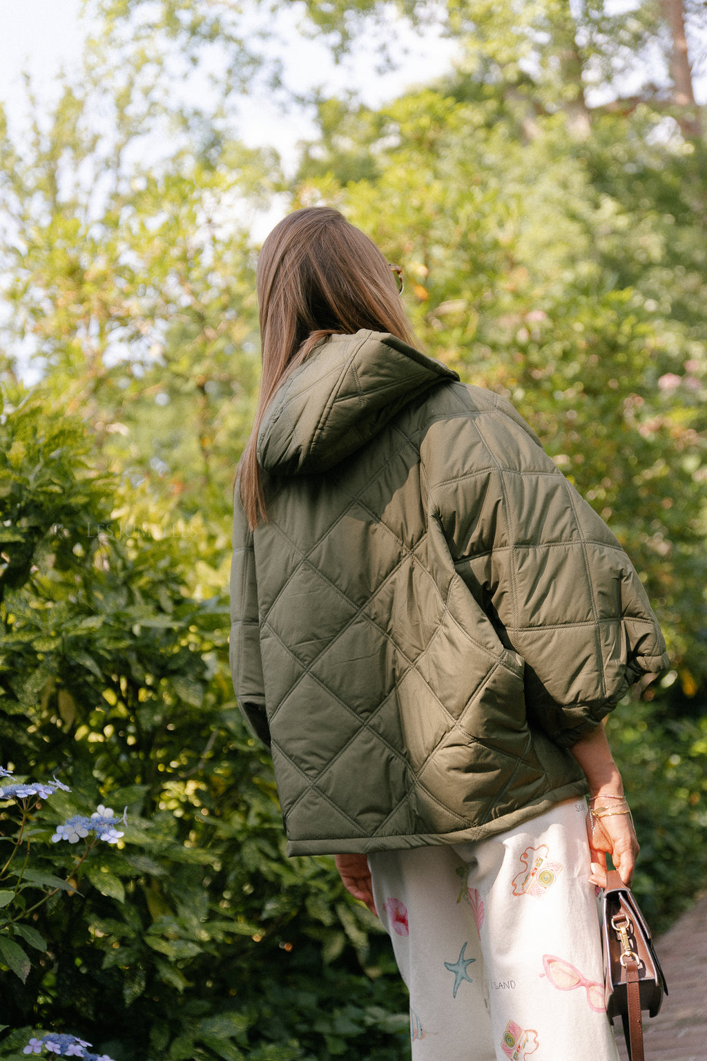 Sophie quilted jacket khaki
