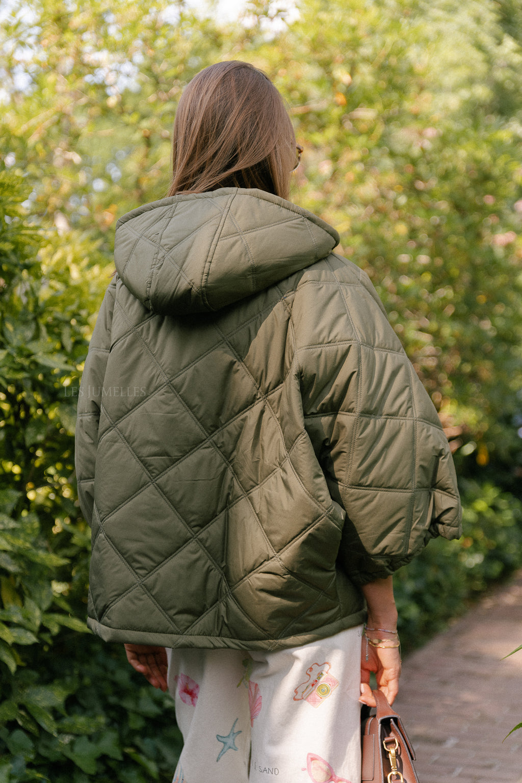 Sophie quilted jacket khaki