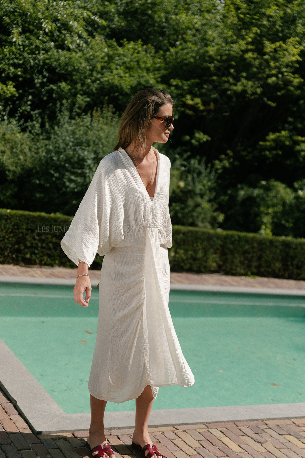 Helen long dress off white
