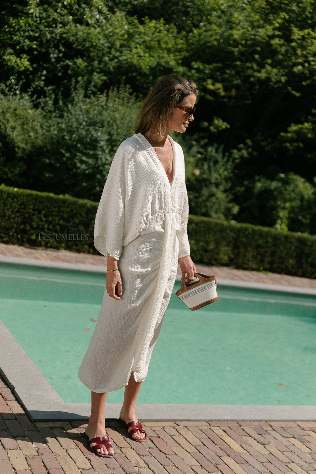 Helen long dress off white
