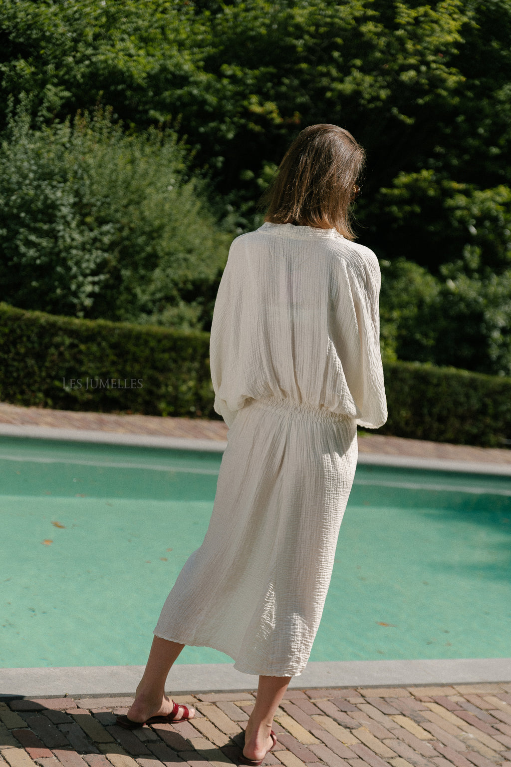 Helen long dress off white