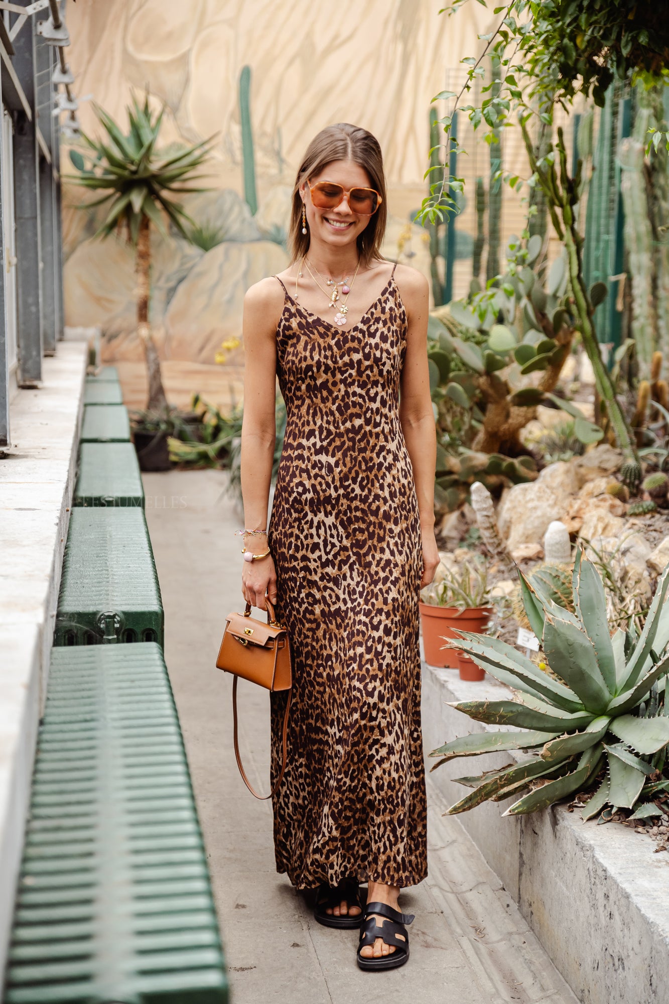 Lexie dress leopard