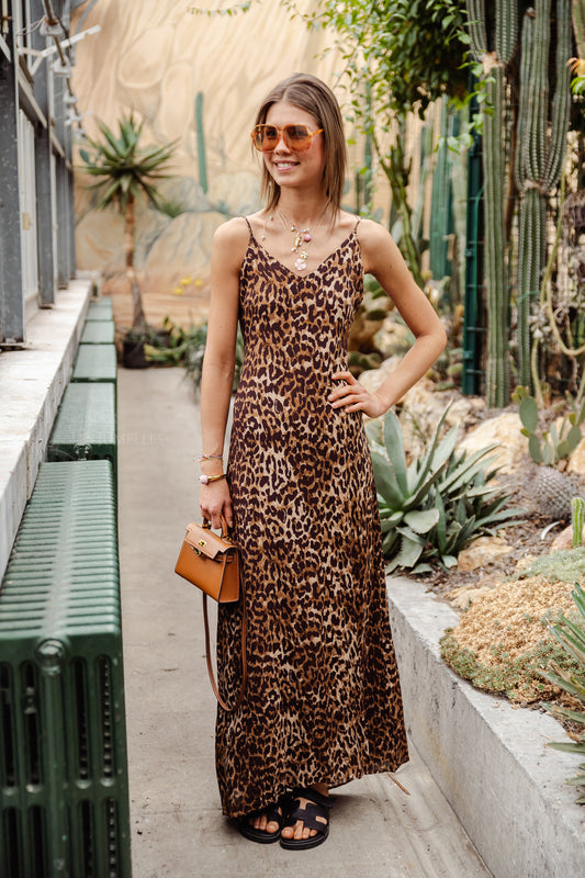 Les Jumelles Lexie dress leopard