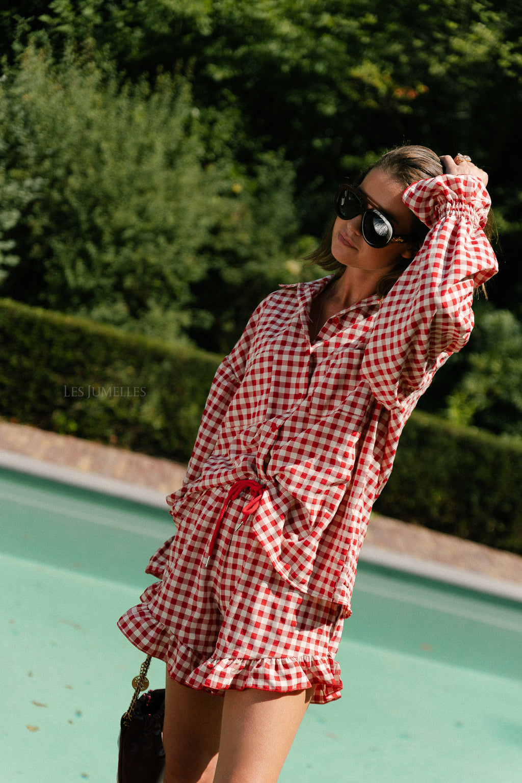 Dakota checked shirt red