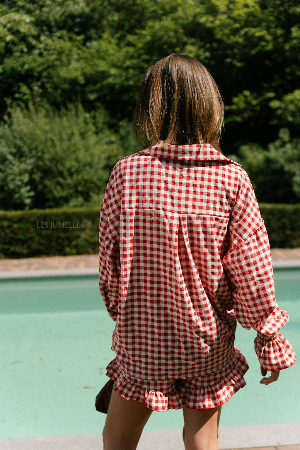 Dakota checked shirt red