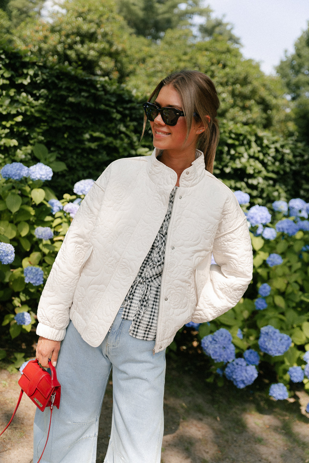 YASFipura LS quilted jacket birch