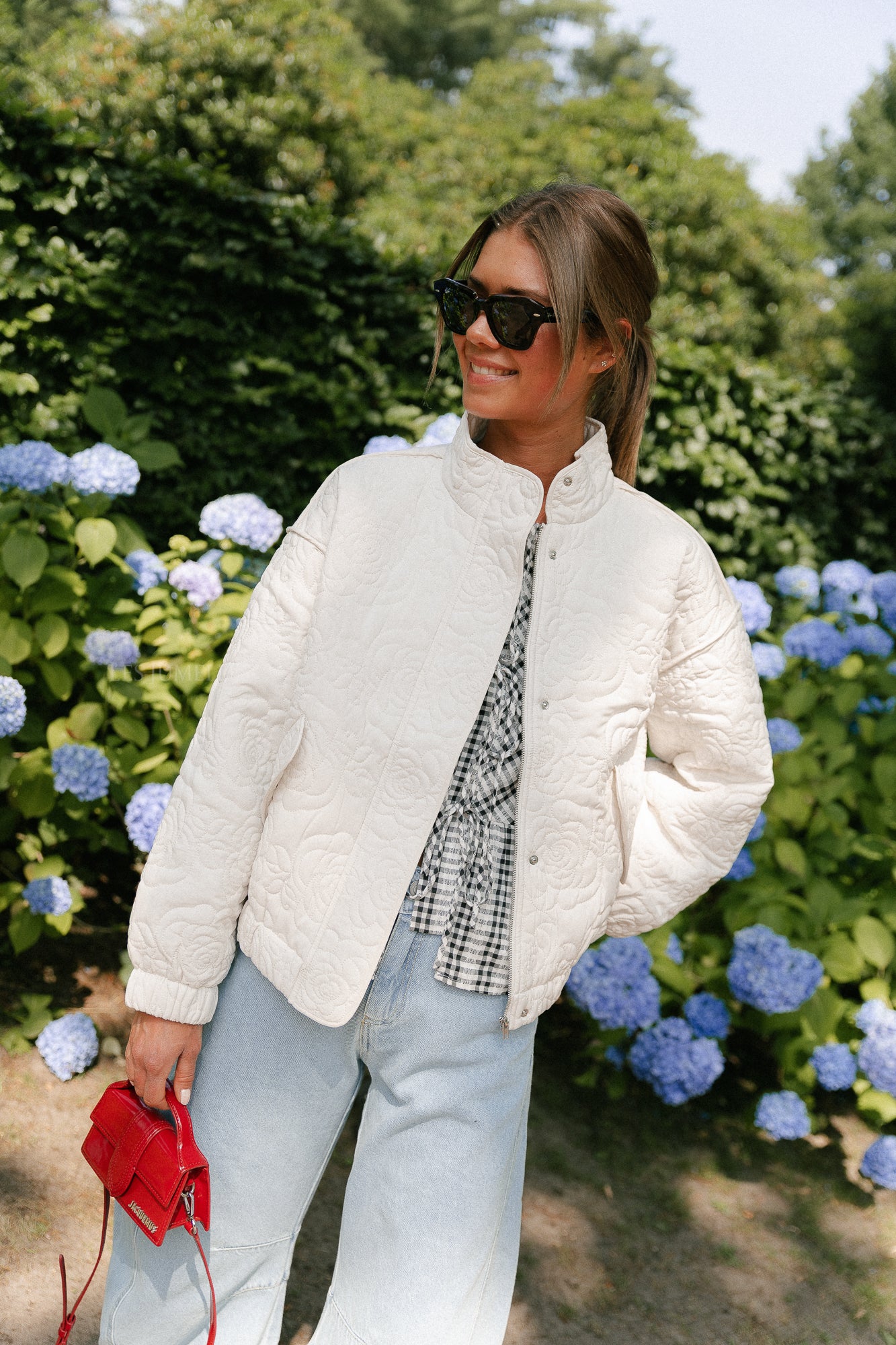YASFipura LS quilted jacket birch