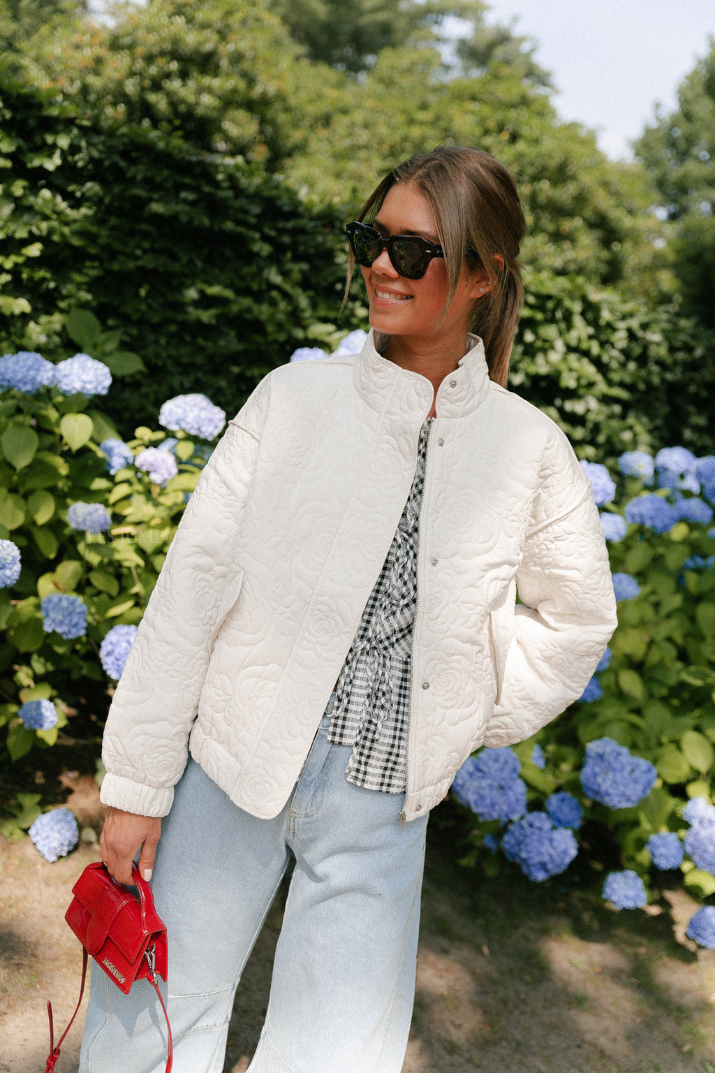 YASFipura LS quilted jacket birch