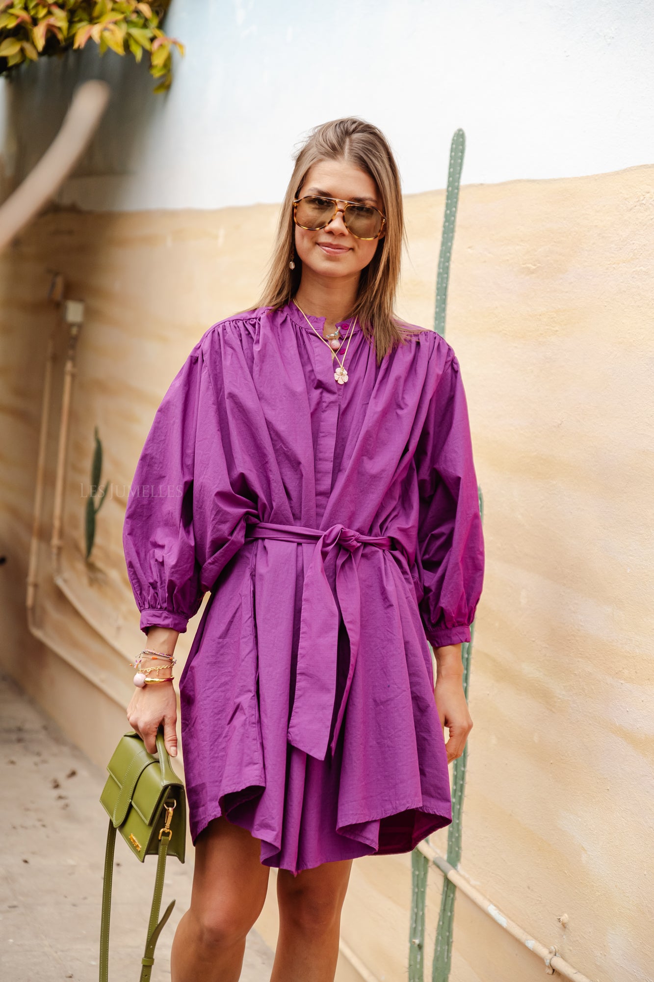 Robe courte Gigi violette