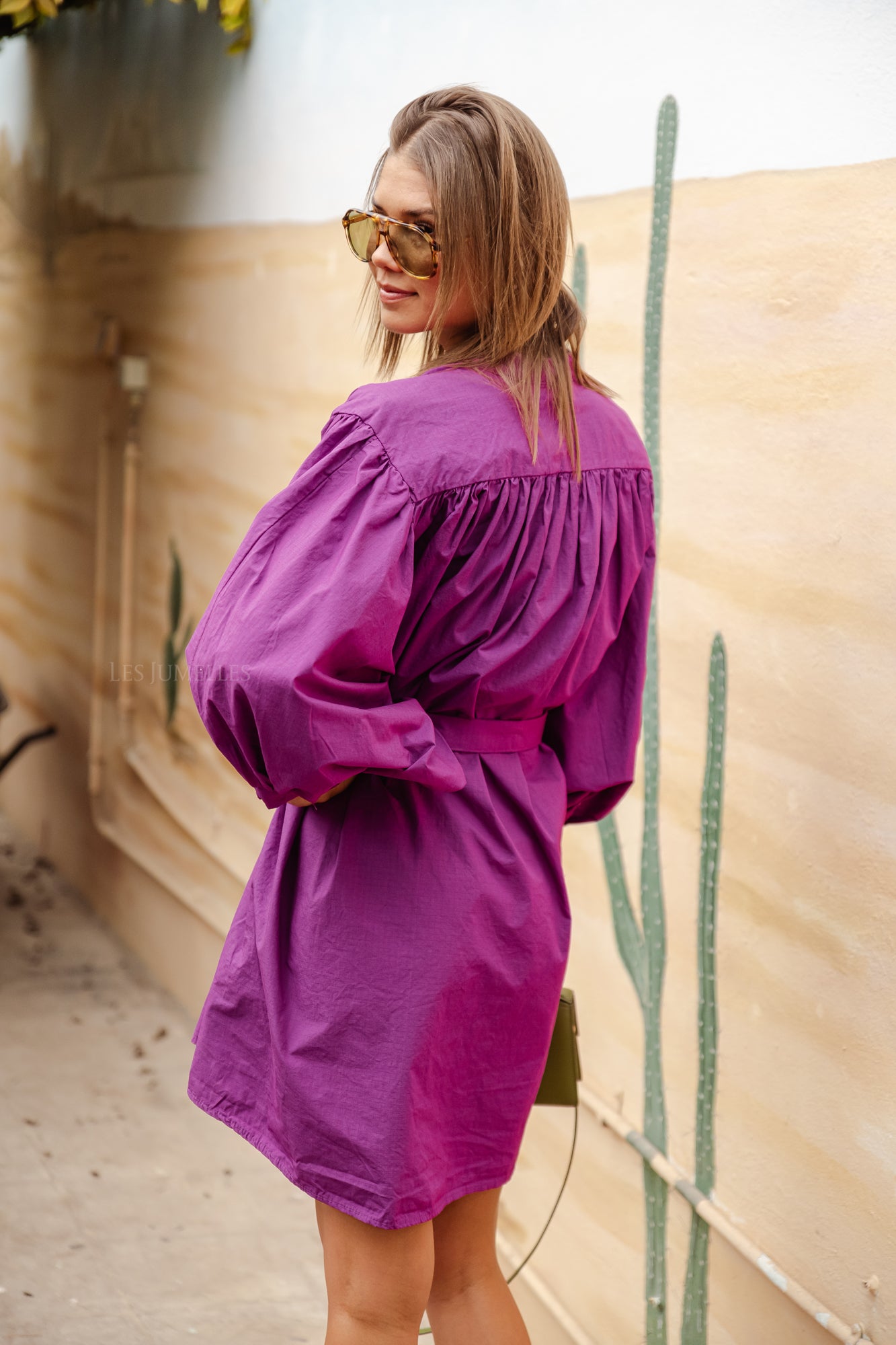 Robe courte Gigi violette