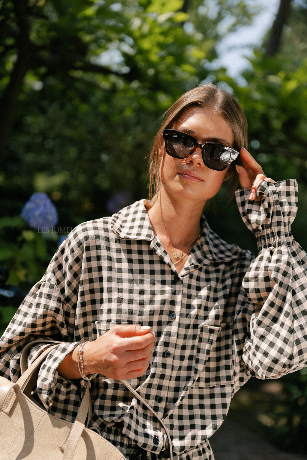 Dakota checked shirt black