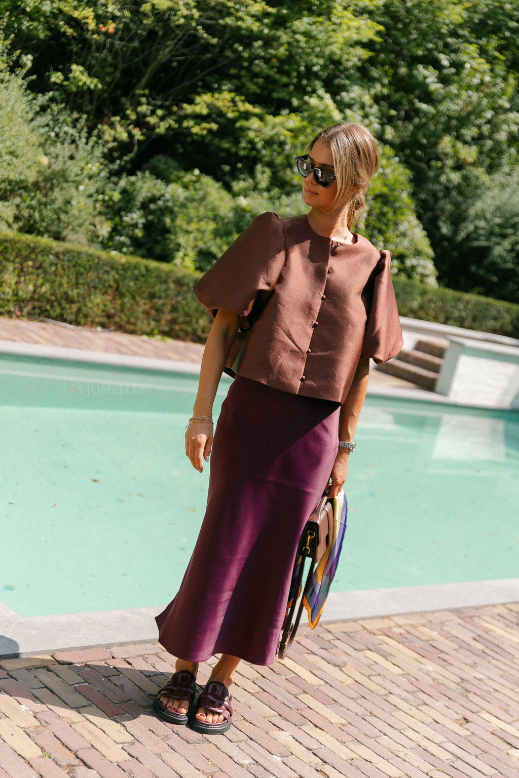 SLFLena hw midi skirt fig