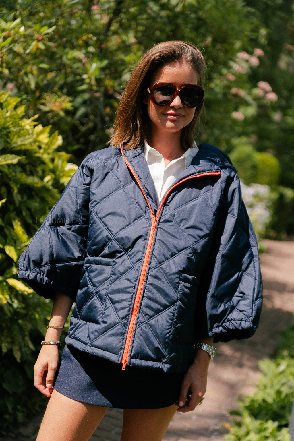Sophie quilted jacket navy