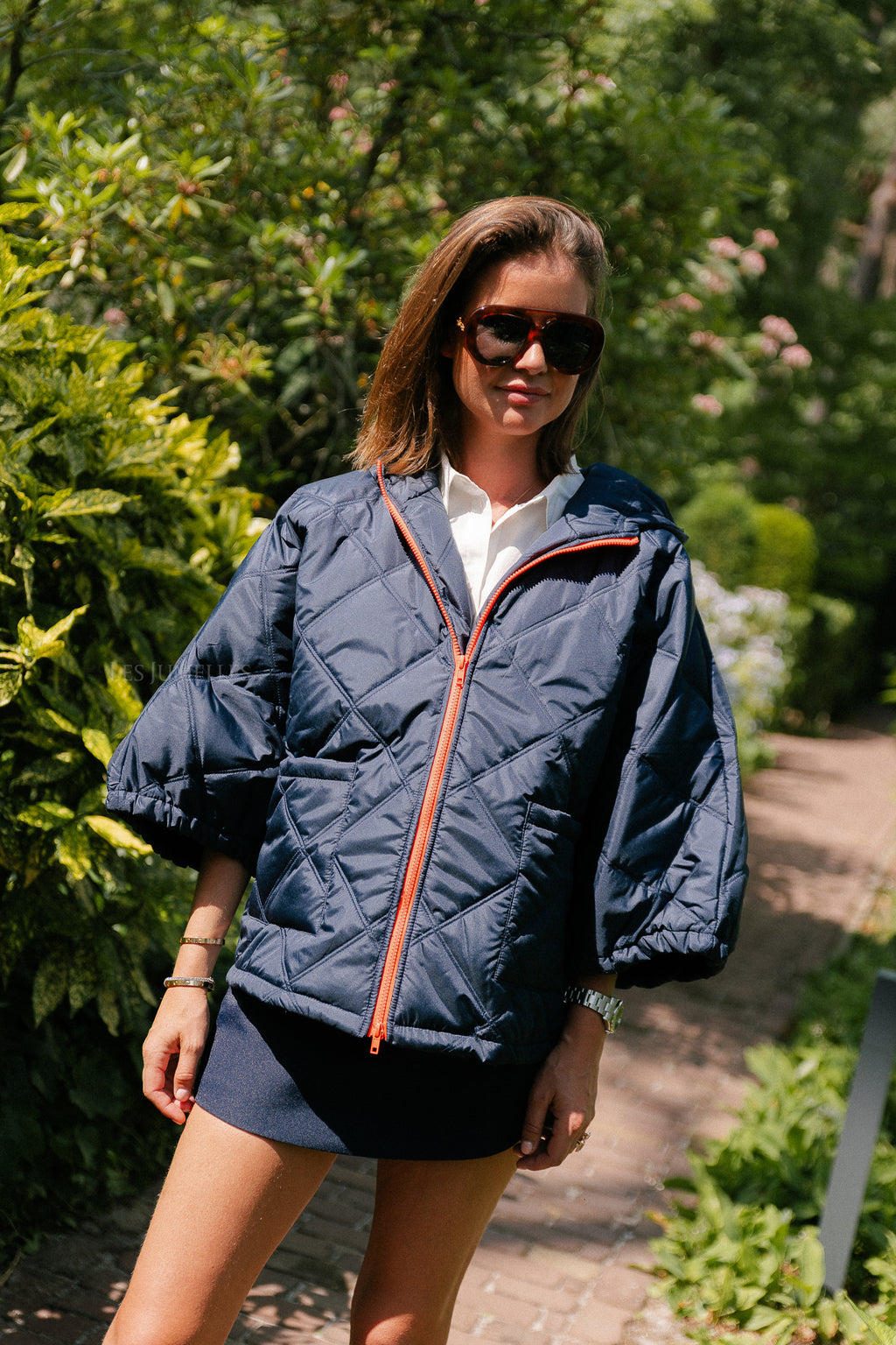 Sophie quilted jacket navy