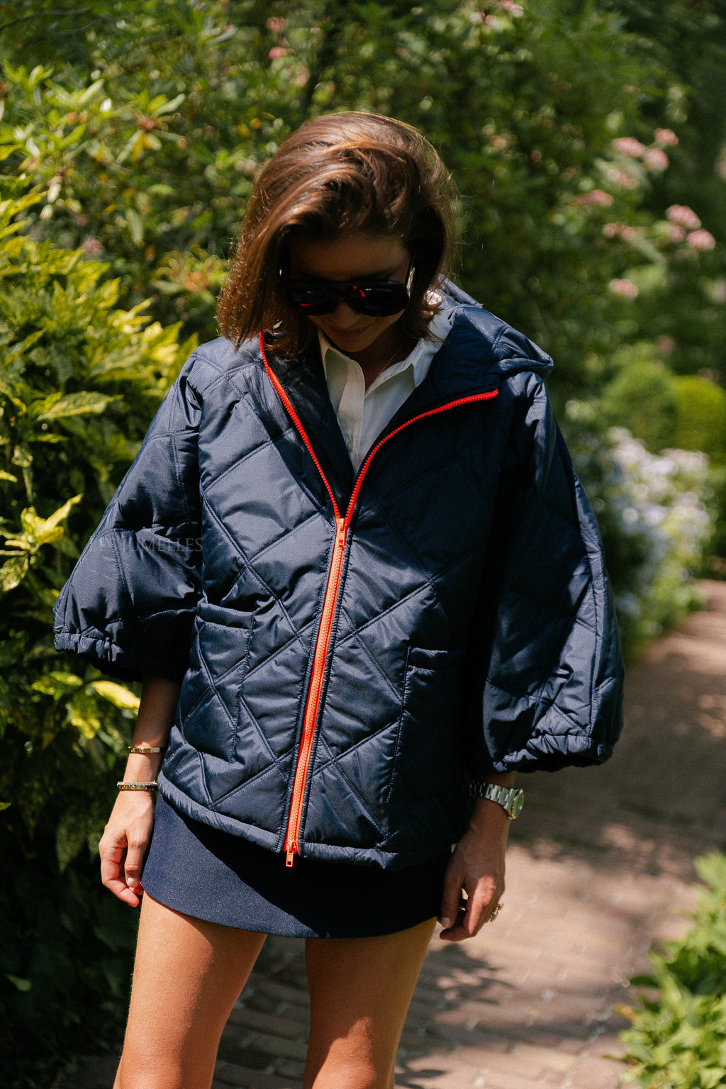 Sophie quilted jacket navy