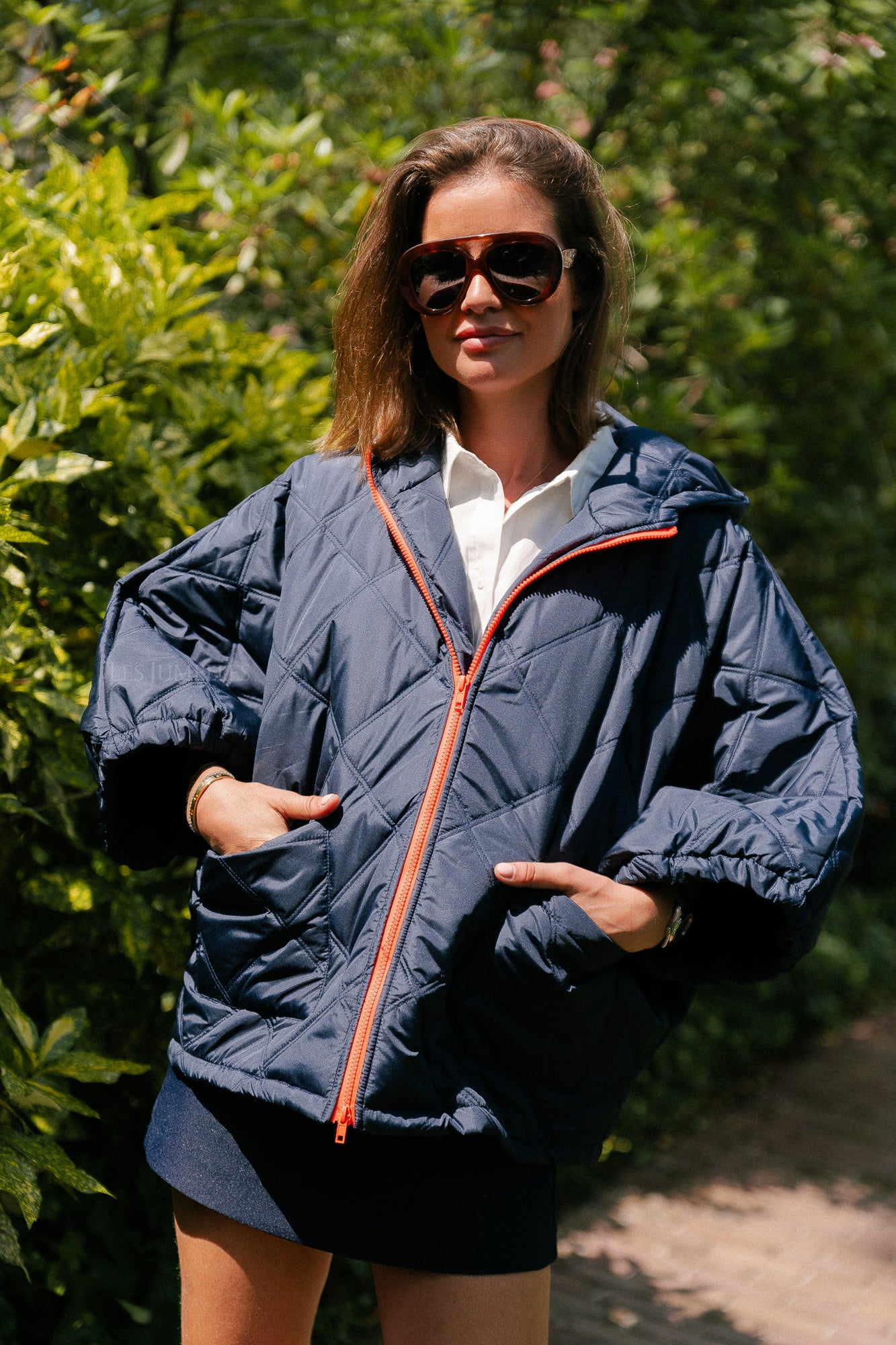 Sophie quilted jacket navy