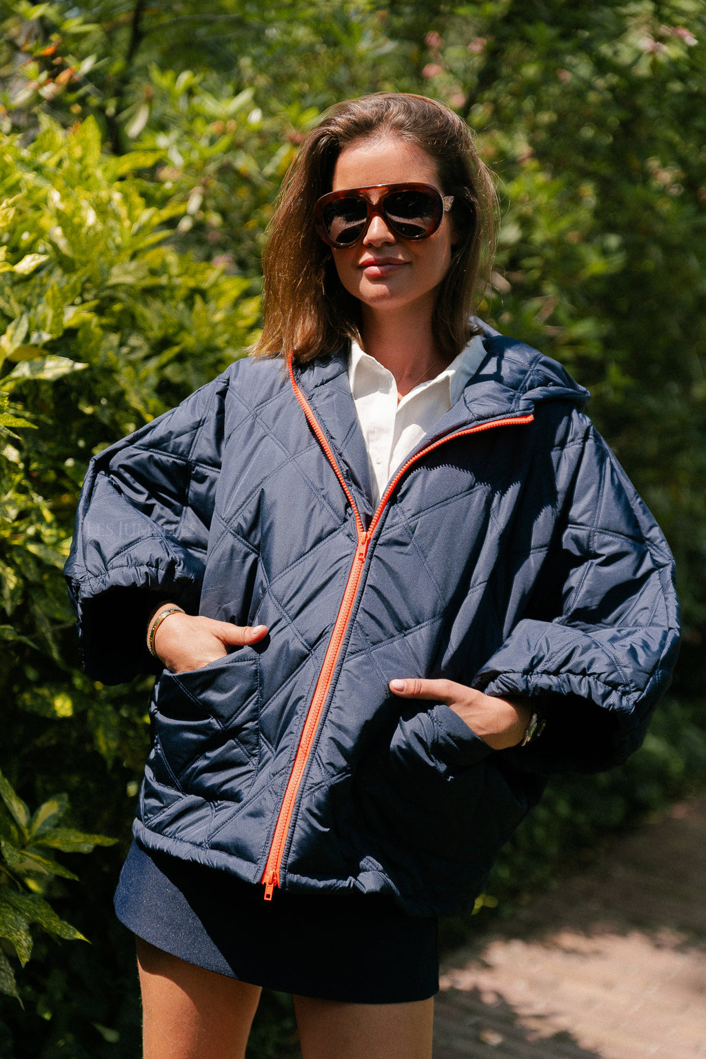 Sophie quilted jacket navy