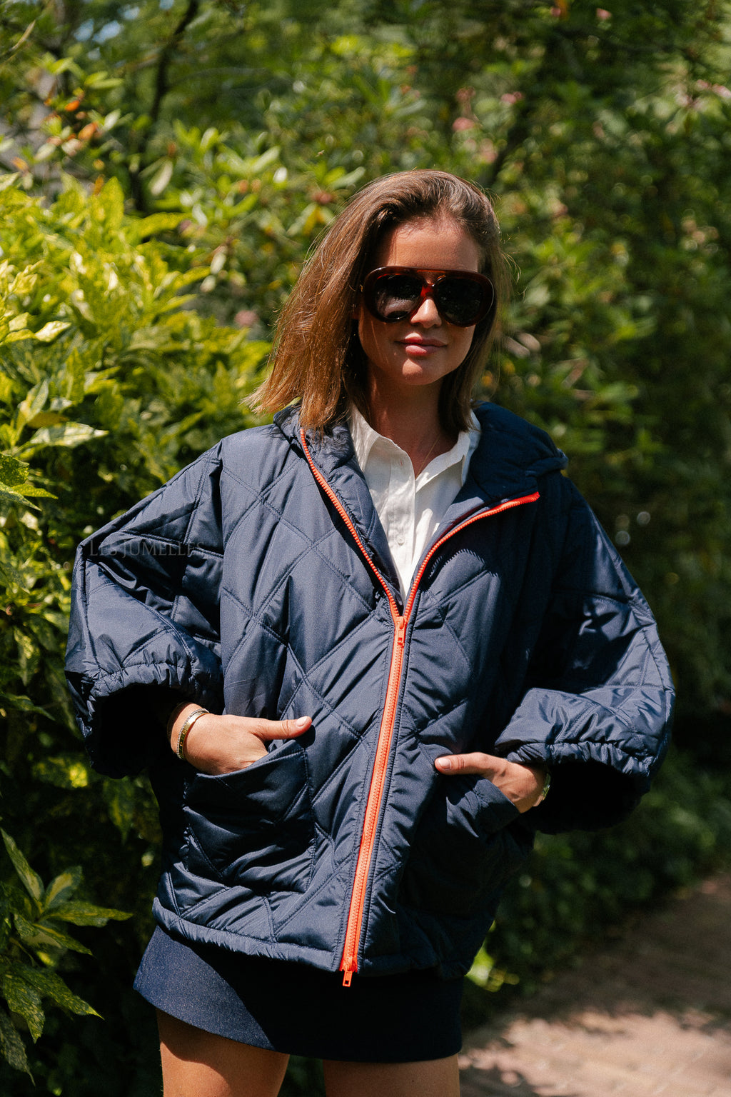 Sophie quilted jacket navy