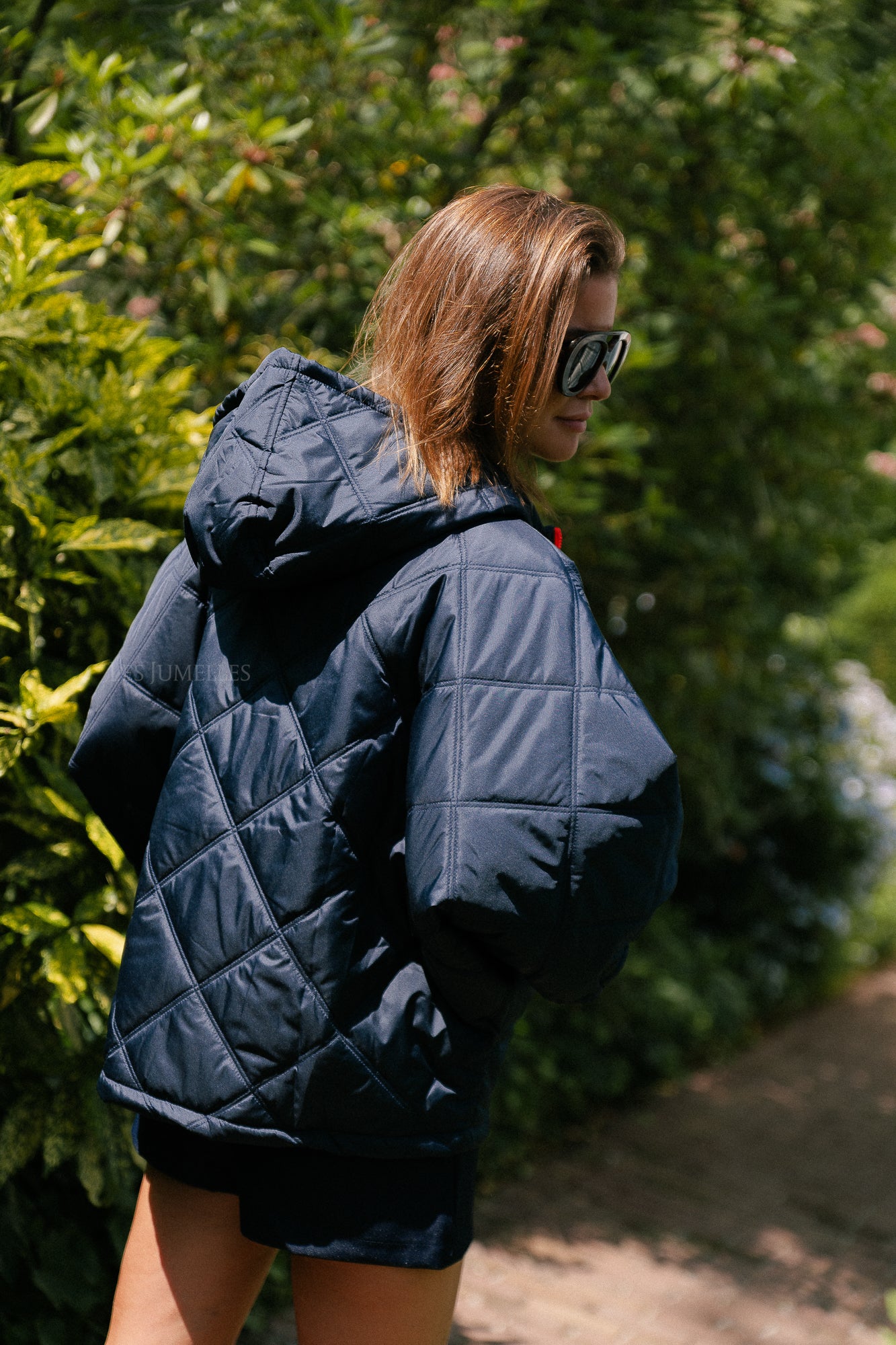 Sophie quilted jacket navy