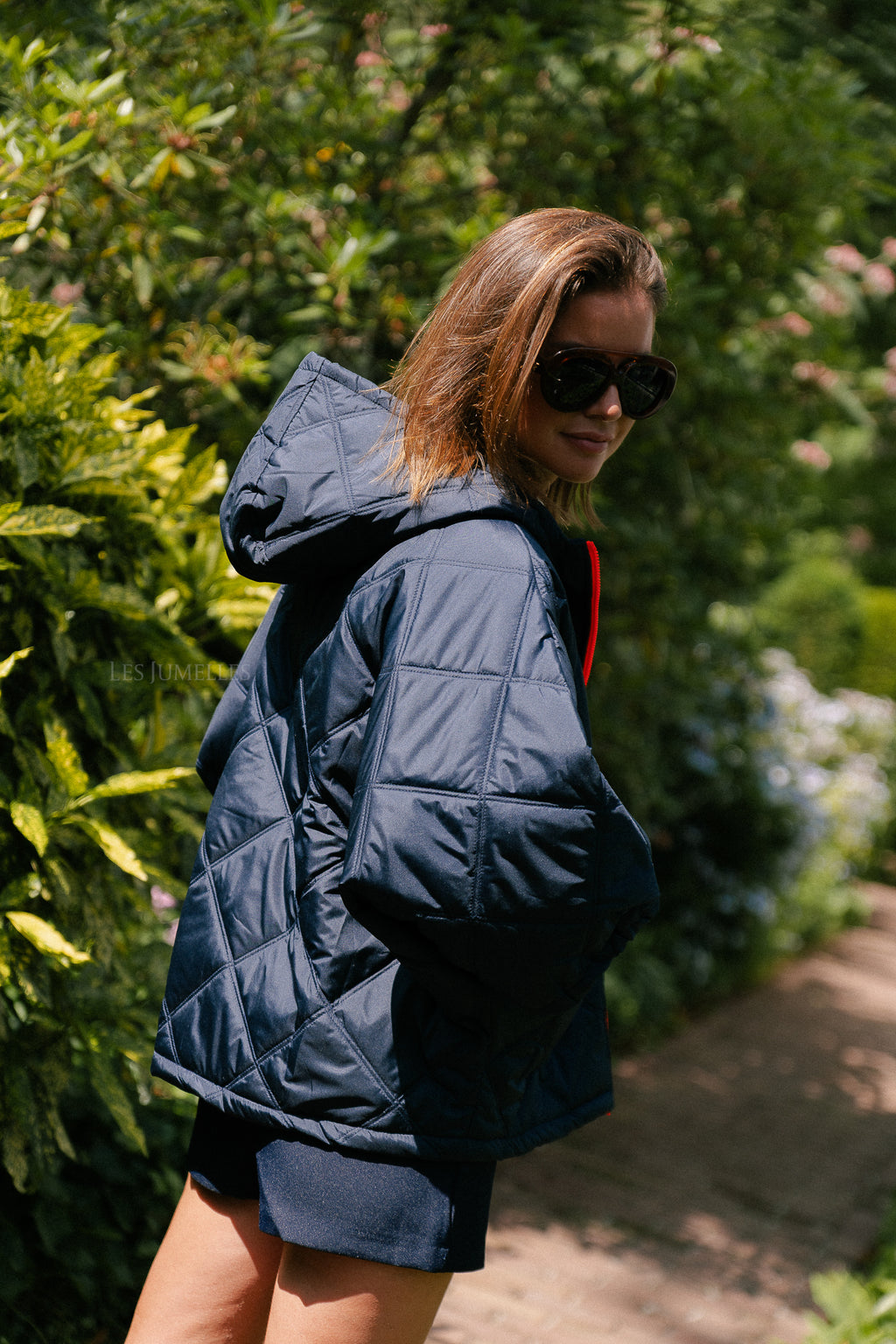 Sophie quilted jacket navy