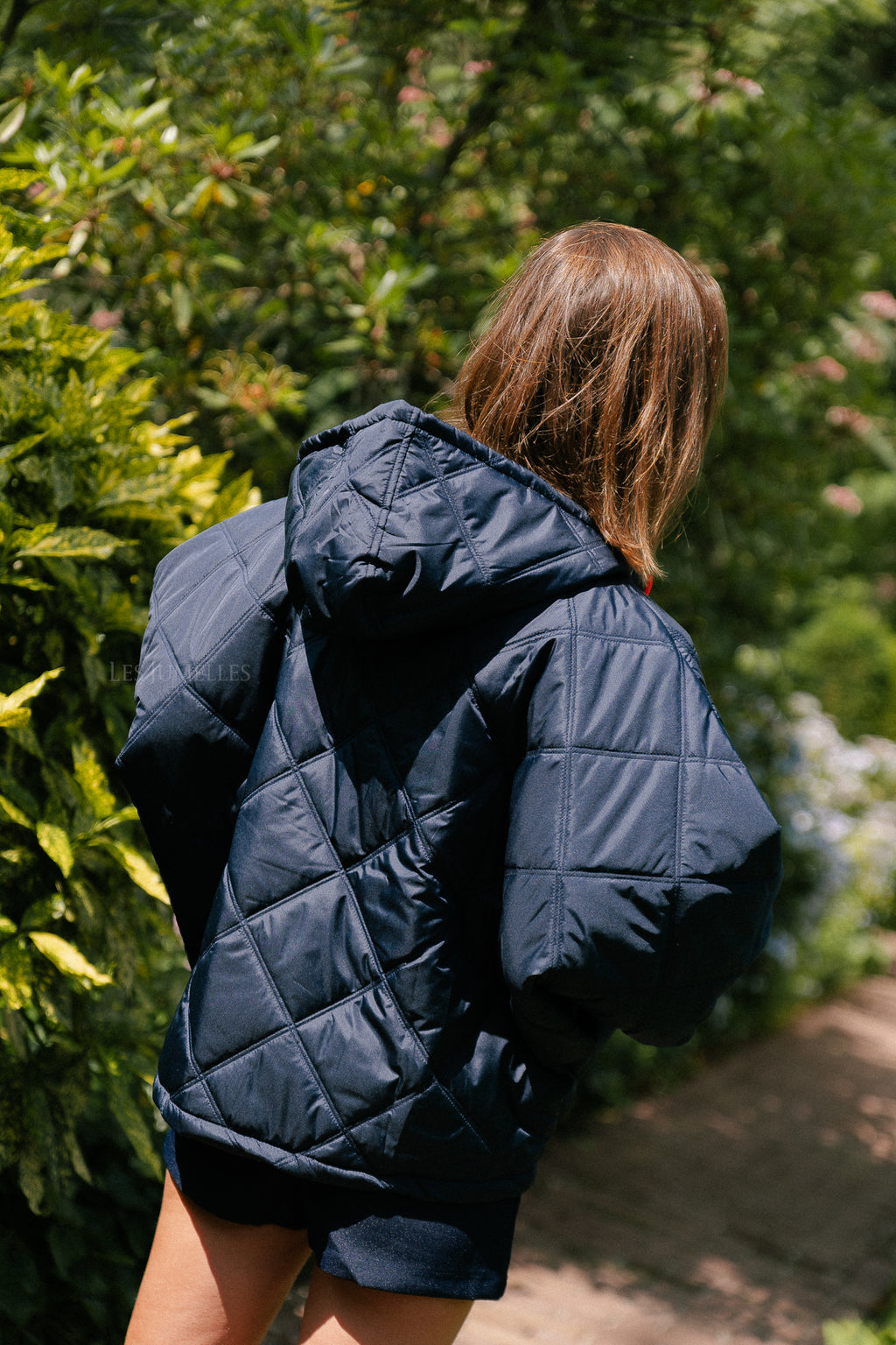 Sophie quilted jacket navy