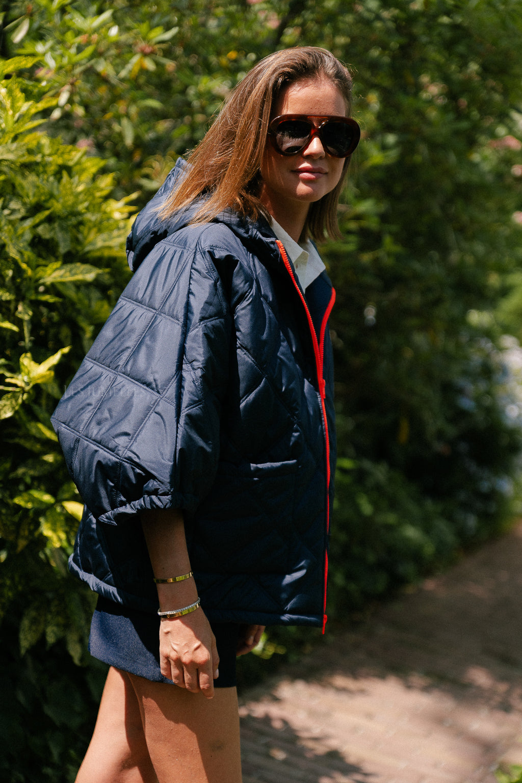 Sophie quilted jacket navy