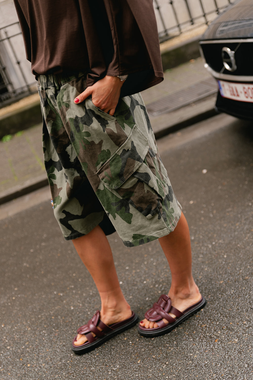 Blair bermuda camouflage print