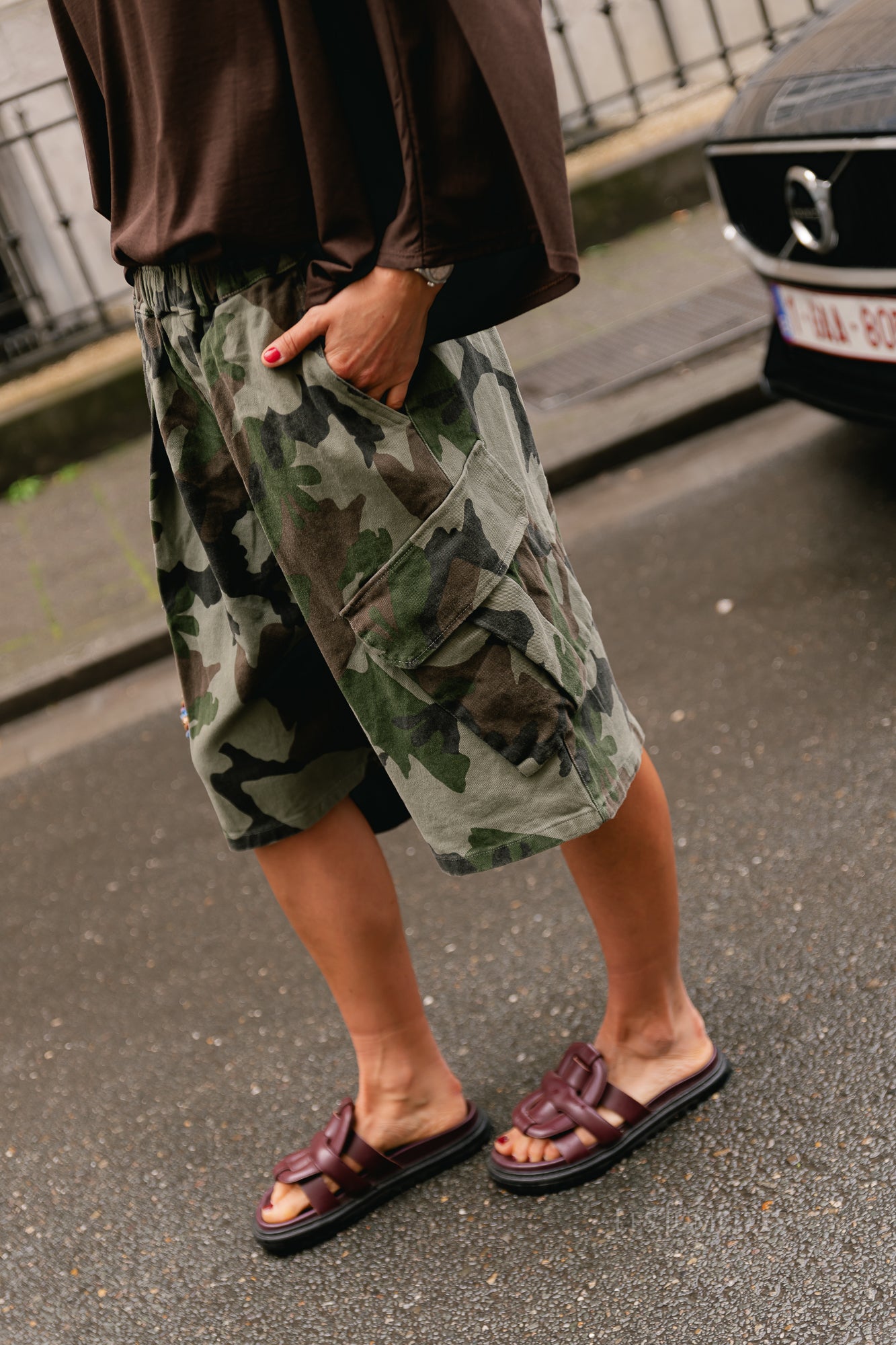 Blair bermuda camouflage print