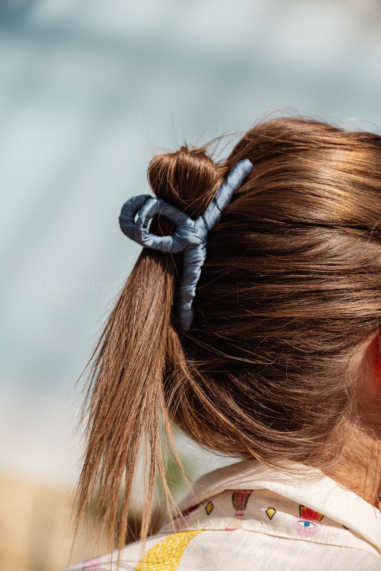 Lustre Celabrina griffe de cheveux sargasso bleu mer