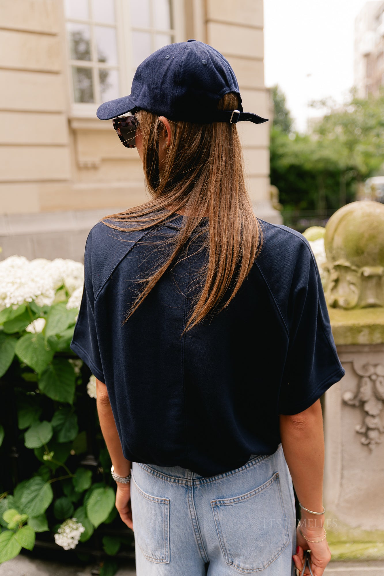 SLWTabby SS bubble sweat dark sapphire