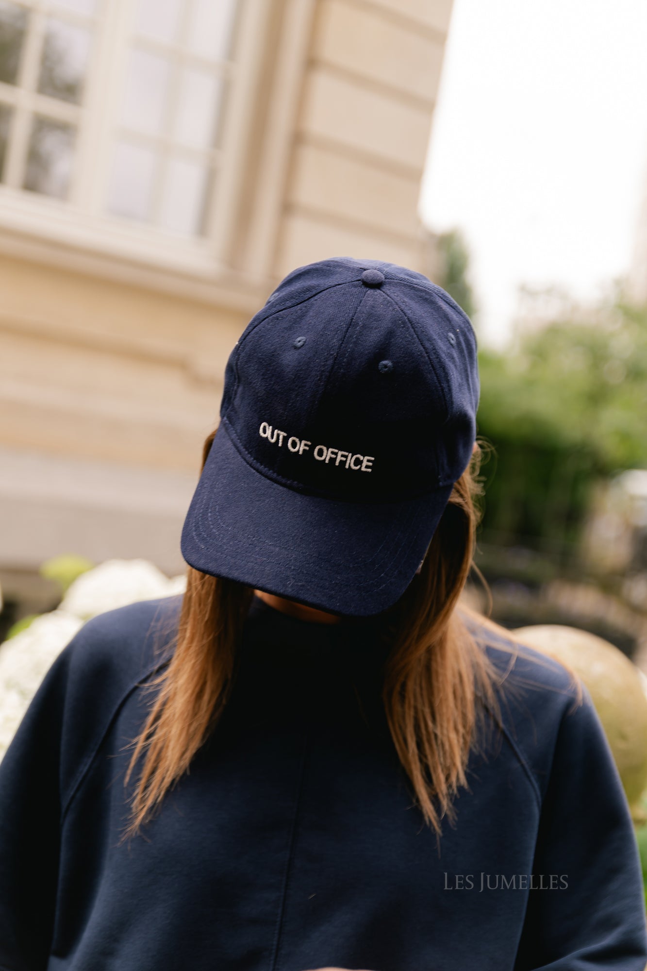 Out of office cap navy
