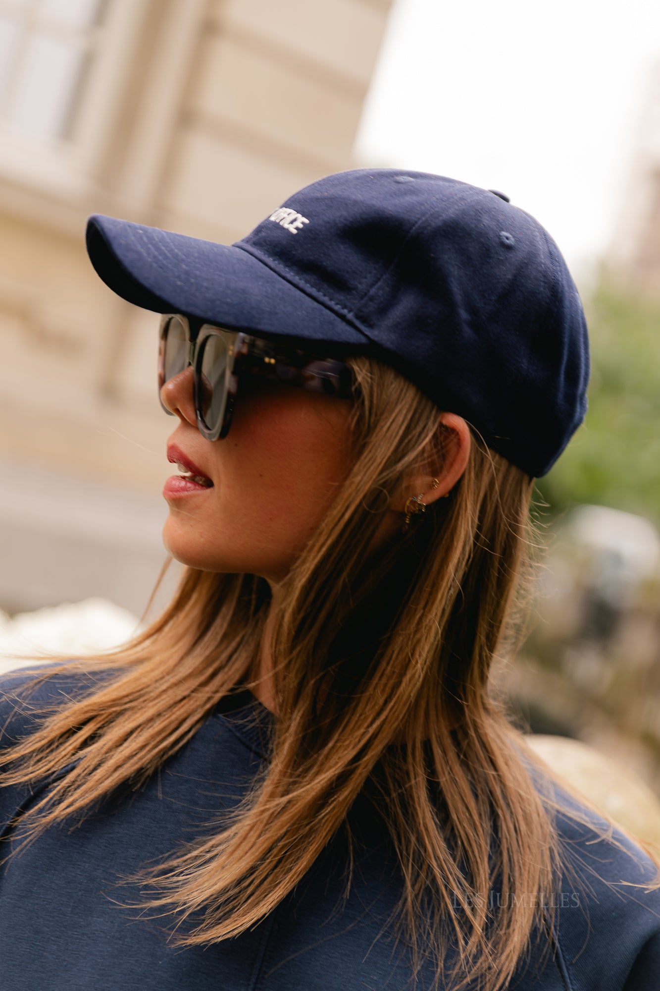 Out of office cap navy
