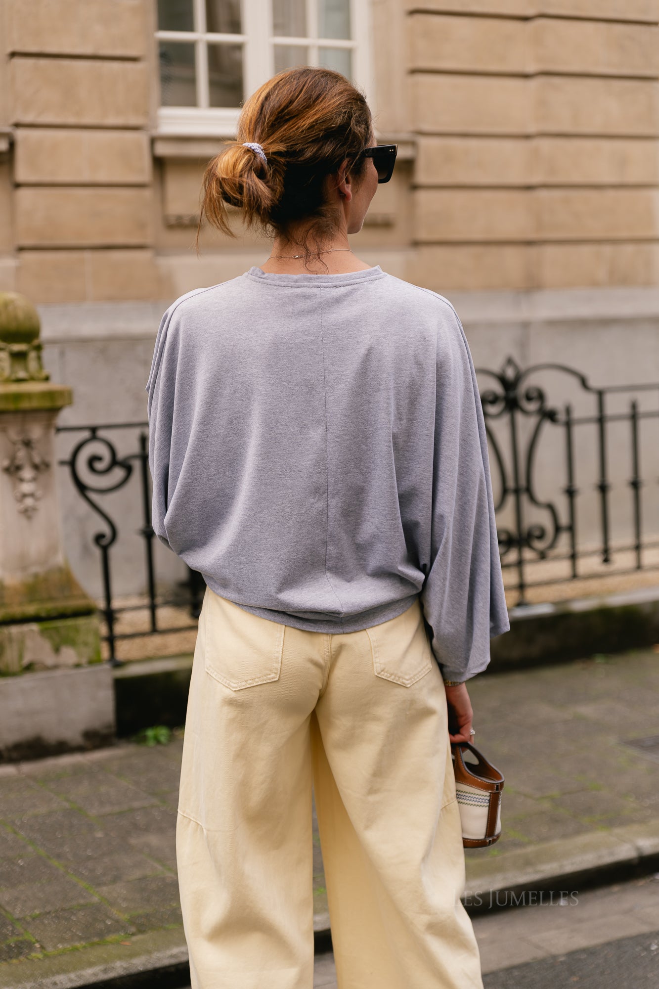 Leah T-shirt grey melange