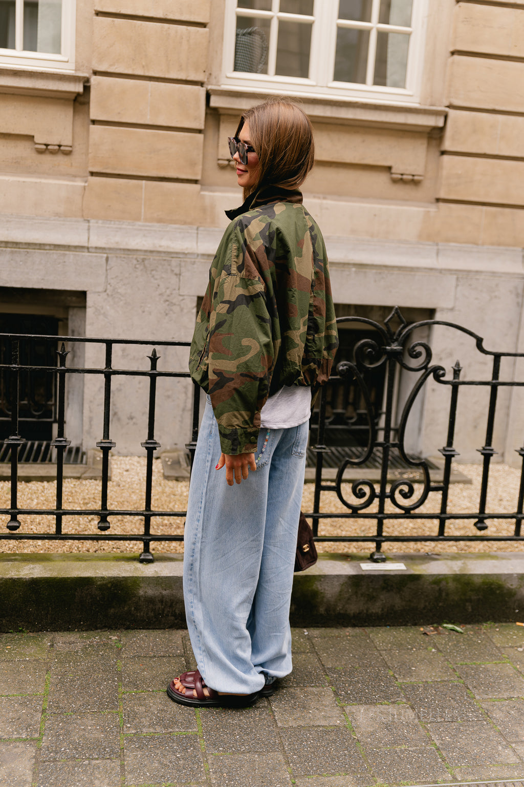 Alky bomber jacket camouflage