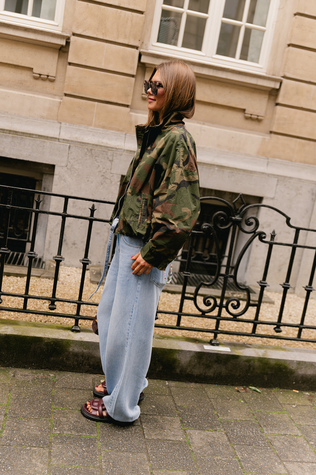 Alky bomber jacket camouflage
