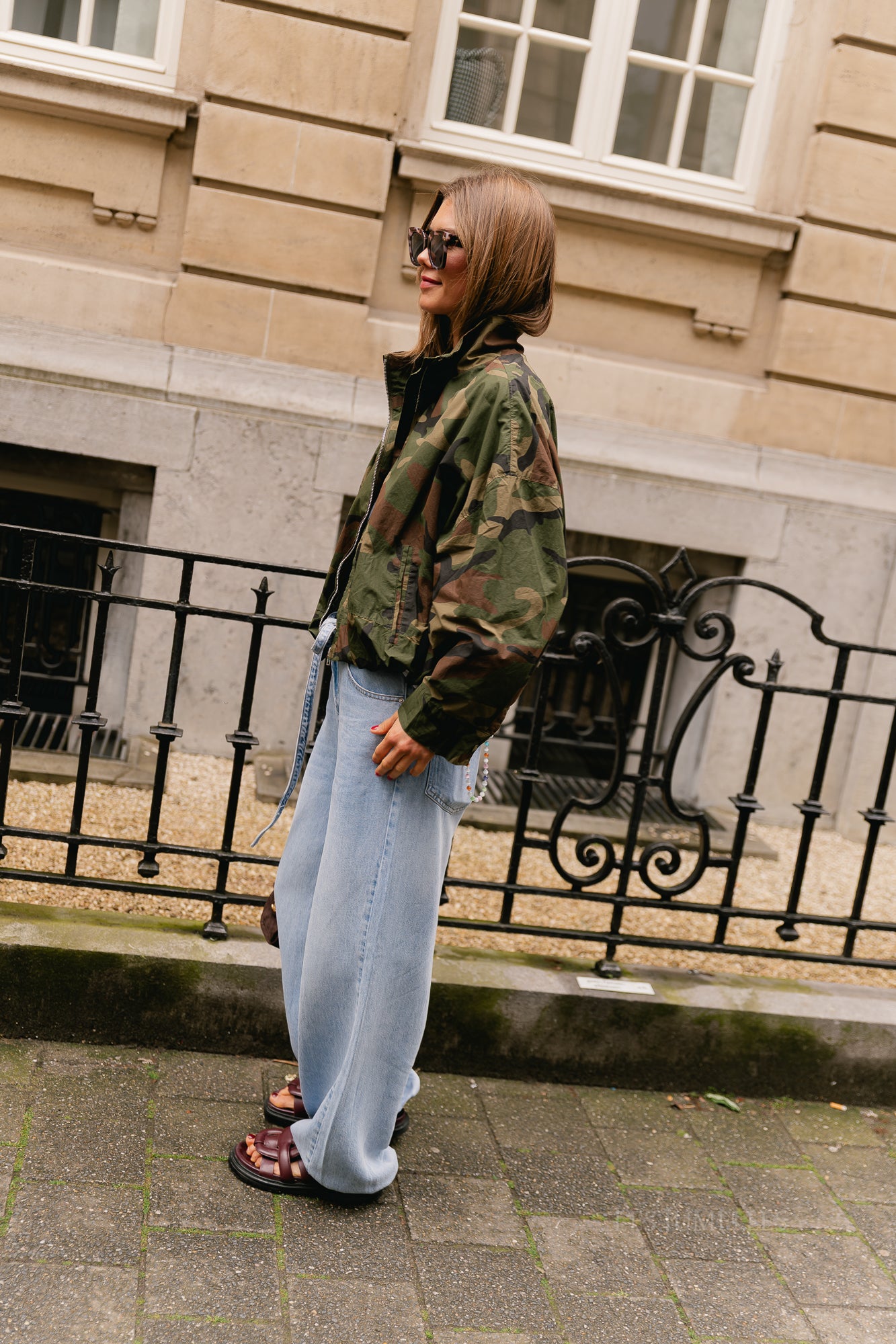 Alky bomber jacket camouflage