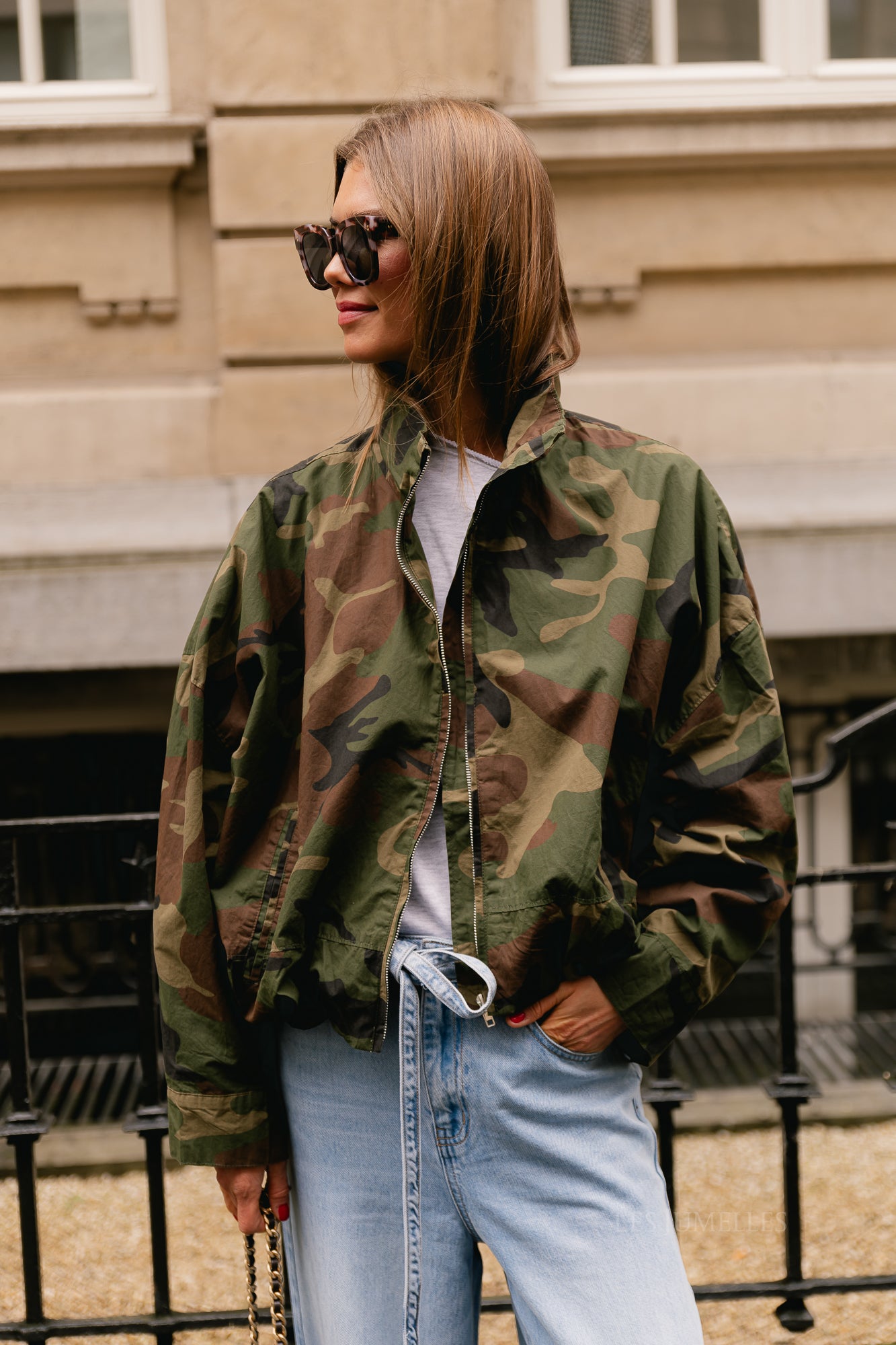 Alky bomber jacket camouflage