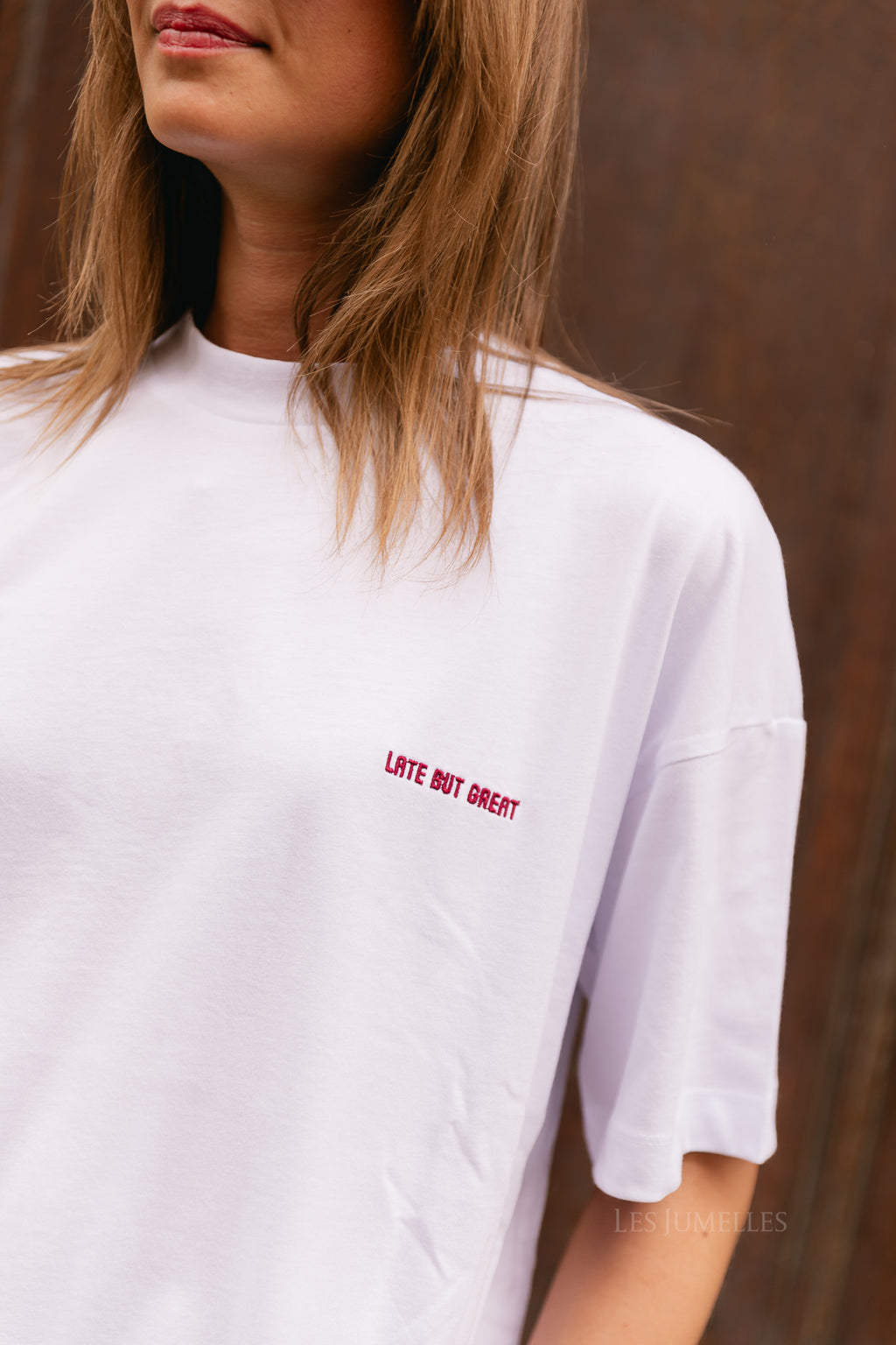 Late but great T-shirt white