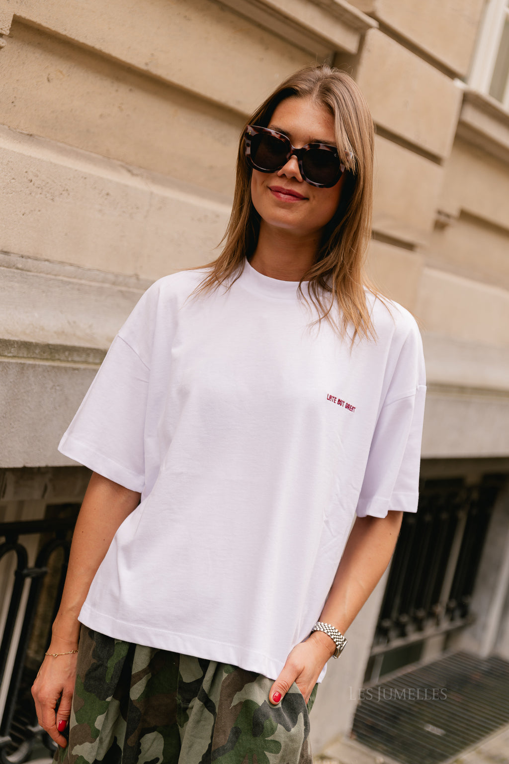 Late but great T-shirt white