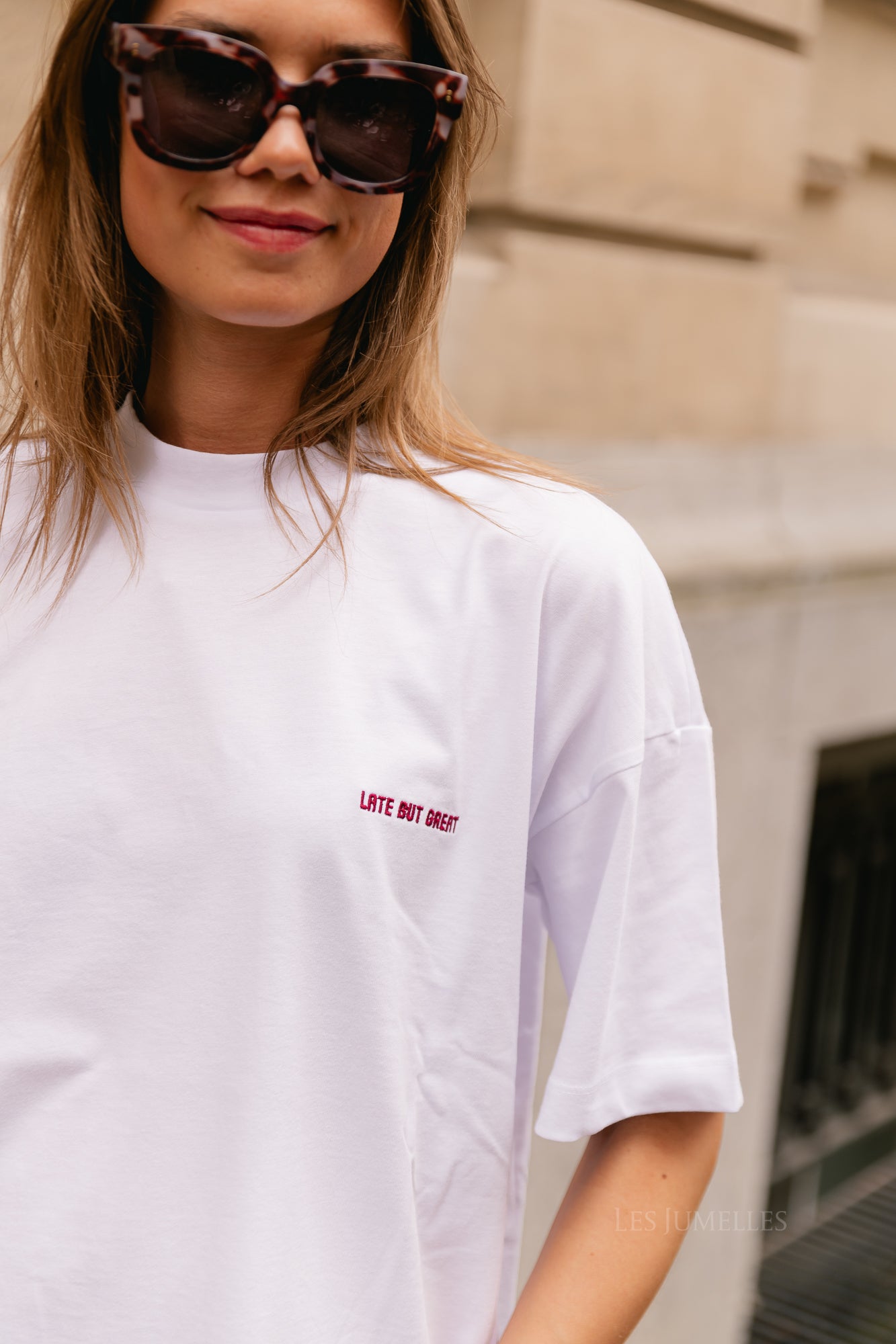 Late but great T-shirt white
