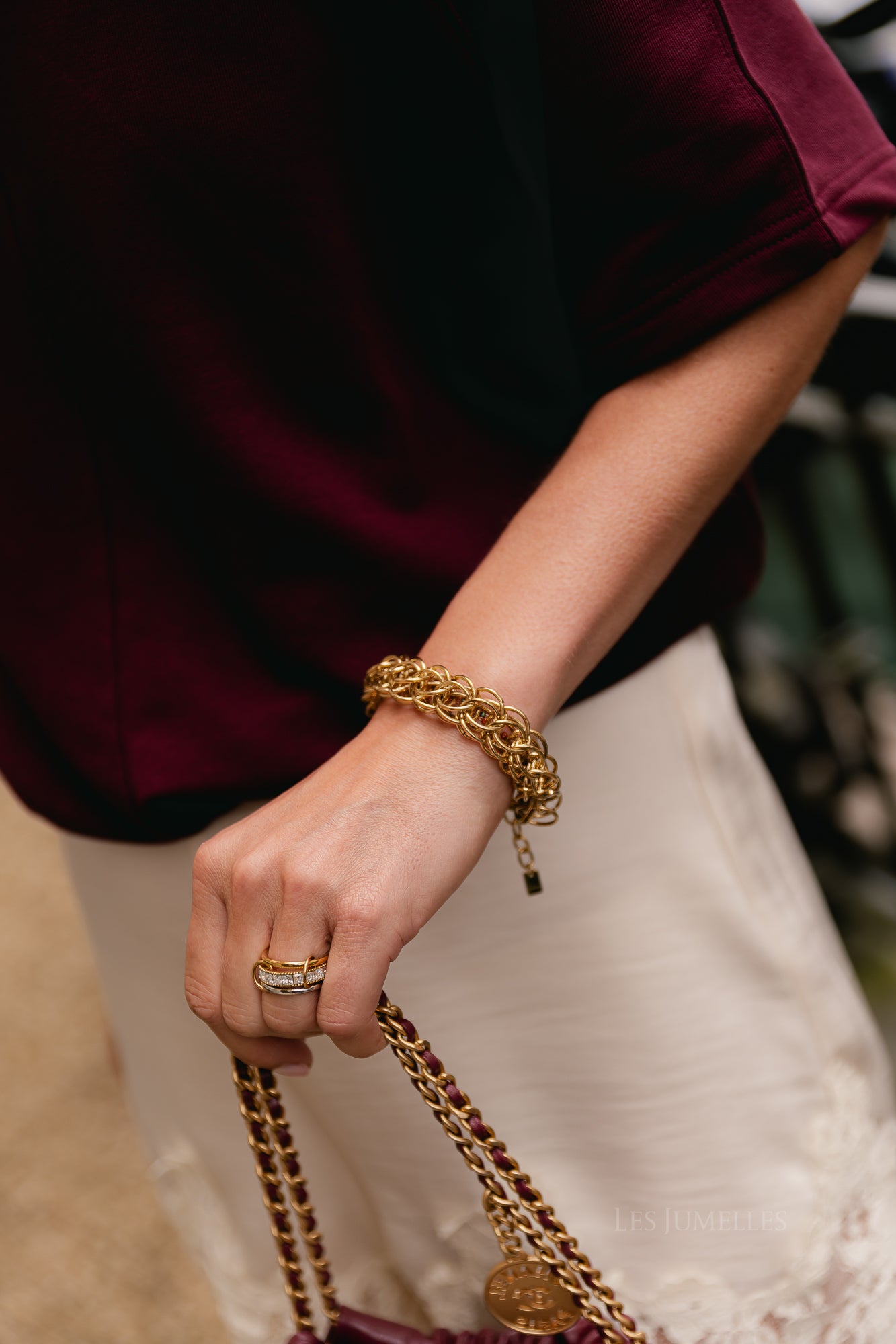 Multilink bracelet gold