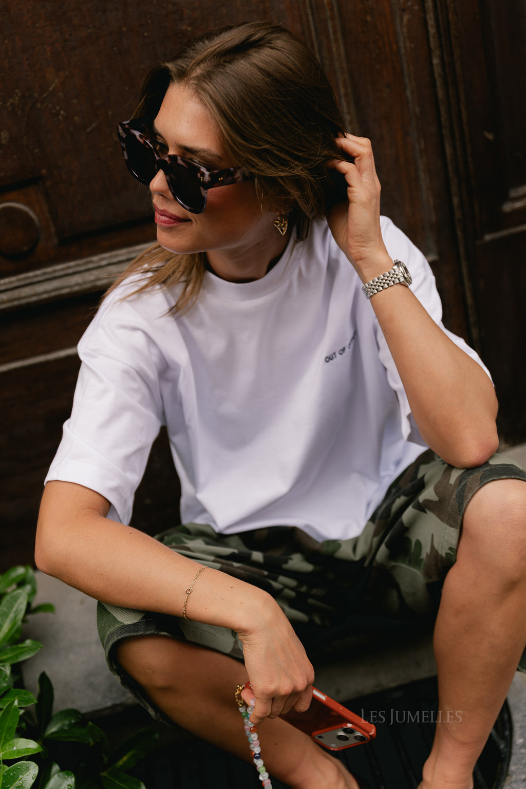 Out of office T-shirt white
