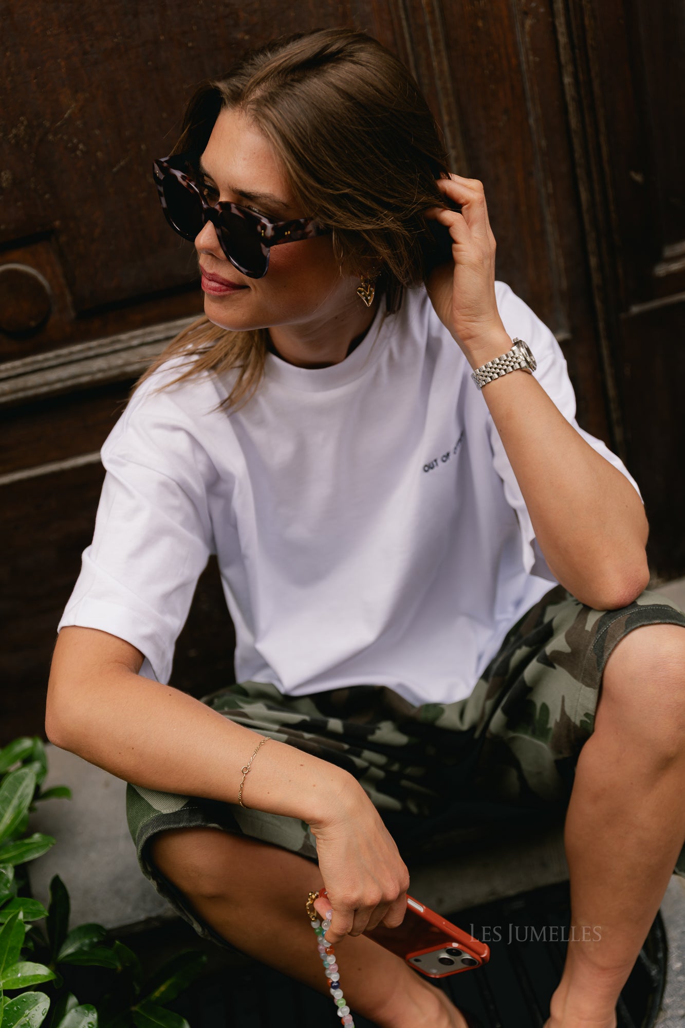 Out of office T-shirt white