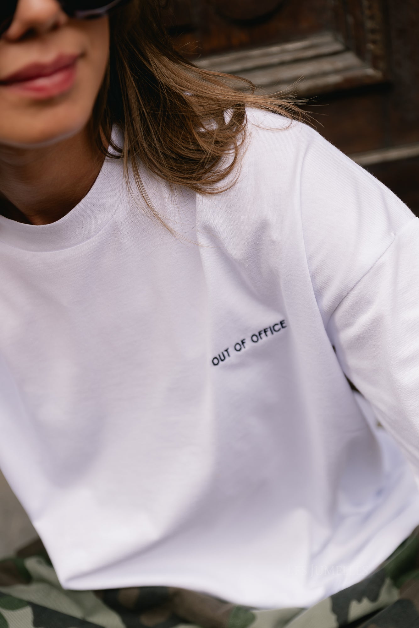 Out of office T-shirt white