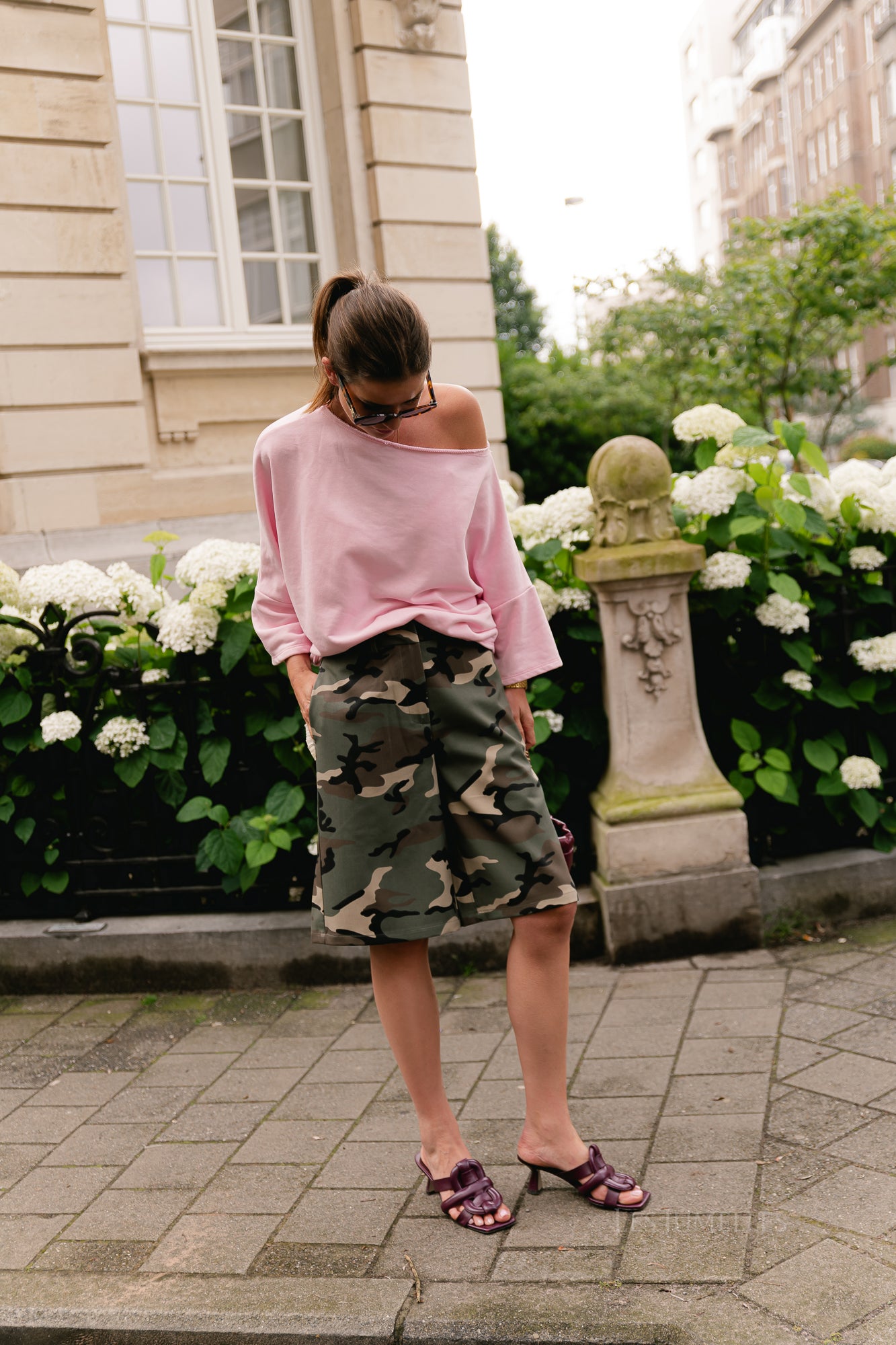 Aily bermuda shorts camouflage print
